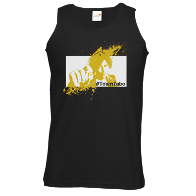 Motiv: Athletic Vest - #TeamTabo - Gelb - bestimme auf Wunsch Details wie Produkt, Grösse, Farbe und Position selbst ! Motiv: Athletic Vest - #TeamTabo - Gelb