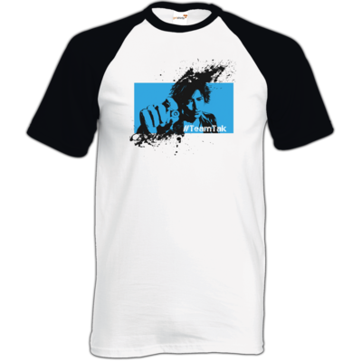 Motiv: TShirt Baseball - #TeamTak - Blau - bestimme auf Wunsch Details wie Produkt, Grösse, Farbe und Position selbst ! Motiv: TShirt Baseball - #TeamTak - Blau
