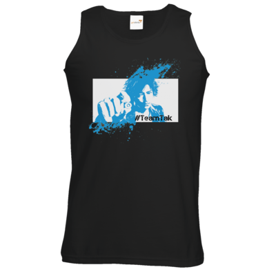 Motiv: Athletic Vest - #TeamTak - Blau - bestimme auf Wunsch Details wie Produkt, Grösse, Farbe und Position selbst ! Motiv: Athletic Vest - #TeamTak - Blau