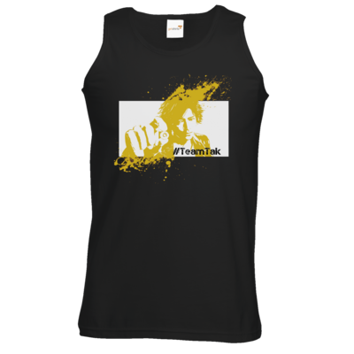 Motiv: Athletic Vest - #TeamTak - Gelb - bestimme auf Wunsch Details wie Produkt, Grösse, Farbe und Position selbst ! Motiv: Athletic Vest - #TeamTak - Gelb