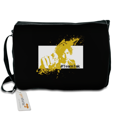 Motiv: Schultertasche - #TeamTak - Gelb - bestimme auf Wunsch Details wie Produkt, Grösse, Farbe und Position selbst ! Motiv: Schultertasche - #TeamTak - Gelb