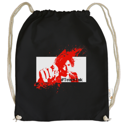 Motiv: Cotton Gymsac - #TeamTak - Rot - bestimme auf Wunsch Details wie Produkt, Grösse, Farbe und Position selbst ! Motiv: Cotton Gymsac - #TeamTak - Rot