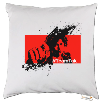 Motiv: Kissen - #TeamTak - Rot - bestimme auf Wunsch Details wie Produkt, Grösse, Farbe und Position selbst ! Motiv: Kissen - #TeamTak - Rot