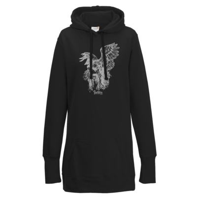 Motiv: Lady Longline Hoodie - HeXXen - Harpyie - bestimme auf Wunsch Details wie Produkt, Grösse, Farbe und Position selbst ! Motiv: Lady Longline Hoodie - HeXXen - Harpyie