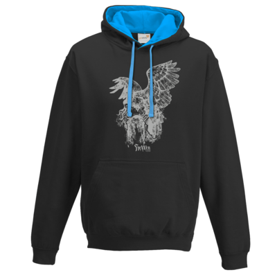 Motiv: Two-Tone Hoodie - HeXXen - Harpyie - bestimme auf Wunsch Details wie Produkt, Grösse, Farbe und Position selbst ! Motiv: Two-Tone Hoodie - HeXXen - Harpyie