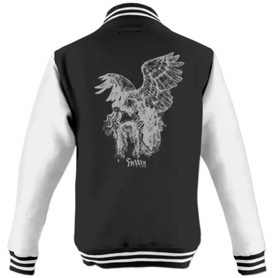 Motiv: College Jacke - HeXXen - Harpyie - bestimme auf Wunsch Details wie Produkt, Grösse, Farbe und Position selbst ! Motiv: College Jacke - HeXXen - Harpyie