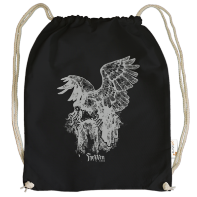 Motiv: Cotton Gymsac - HeXXen - Harpyie - bestimme auf Wunsch Details wie Produkt, Grösse, Farbe und Position selbst ! Motiv: Cotton Gymsac - HeXXen - Harpyie