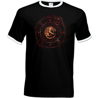 Motiv: T-Shirt Ringer - Dämonen - Pandämonium - bestimme auf Wunsch Details wie Produkt, Grösse, Farbe und Position selbst ! Motiv: T-Shirt Ringer - Dämonen - Pandämonium