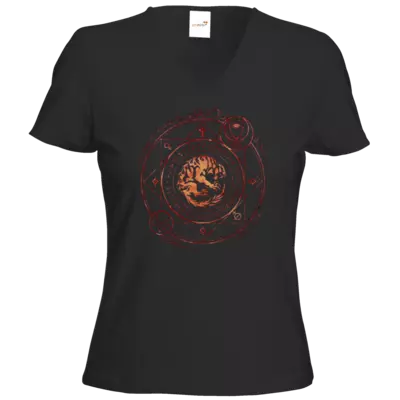 Motiv: T-Shirts Damen V-Neck FAIR WEAR - Dämonen - Pandämonium - bestimme auf Wunsch Details wie Produkt, Grösse, Farbe und Position selbst ! Motiv: T-Shirts Damen V-Neck FAIR WEAR - Dämonen - Pandämonium