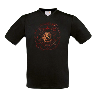 Motiv: T-Shirt V-Neck FAIR WEAR - Dämonen - Pandämonium - bestimme auf Wunsch Details wie Produkt, Grösse, Farbe und Position selbst ! Motiv: T-Shirt V-Neck FAIR WEAR - Dämonen - Pandämonium