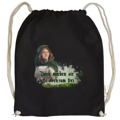 Motiv: Cotton Gymsac - HeXXen - Anna - bestimme auf Wunsch Details wie Produkt, Grösse, Farbe und Position selbst ! Motiv: Cotton Gymsac - HeXXen - Anna