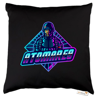 Motiv: Kissen Baumwolle - Atomares Bengal Soldier Logo - bestimme auf Wunsch Details wie Produkt, Grösse, Farbe und Position selbst ! Motiv: Kissen Baumwolle - Atomares Bengal Soldier Logo