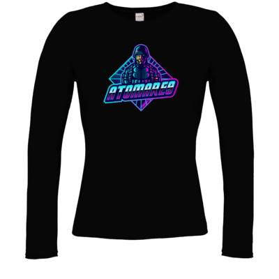 Motiv: Longsleeve Damen Organic - Atomares Bengal Soldier Logo - bestimme auf Wunsch Details wie Produkt, Grösse, Farbe und Position selbst ! Motiv: Longsleeve Damen Organic - Atomares Bengal Soldier Logo