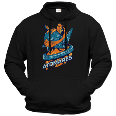 Motiv: Hoodie Premium FAIR WEAR - Retro Future Cat - bestimme auf Wunsch Details wie Produkt, Grösse, Farbe und Position selbst ! Motiv: Hoodie Premium FAIR WEAR - Retro Future Cat