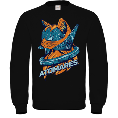 Motiv: Sweatshirt FAIR WEAR - Retro Future Cat - bestimme auf Wunsch Details wie Produkt, Grösse, Farbe und Position selbst ! Motiv: Sweatshirt FAIR WEAR - Retro Future Cat