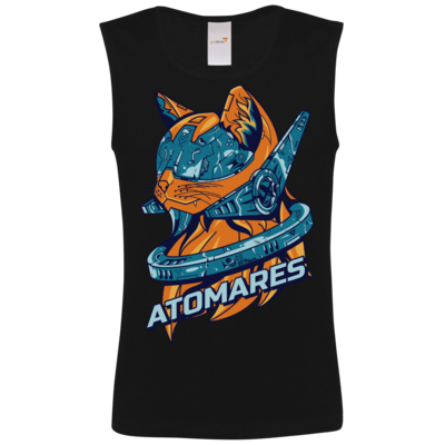 Motiv: Athletic Vest FAIR WEAR - Retro Future Cat - bestimme auf Wunsch Details wie Produkt, Grösse, Farbe und Position selbst ! Motiv: Athletic Vest FAIR WEAR - Retro Future Cat