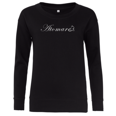 Motiv: Girlie Crew Sweatshirt - (C)atomares - bestimme auf Wunsch Details wie Produkt, Grösse, Farbe und Position selbst ! Motiv: Girlie Crew Sweatshirt - (C)atomares