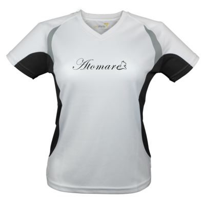 Motiv: Laufshirt Lady Running T - (C)atomares - bestimme auf Wunsch Details wie Produkt, Grösse, Farbe und Position selbst ! Motiv: Laufshirt Lady Running T - (C)atomares