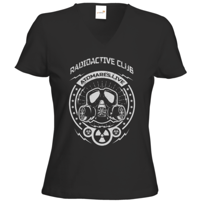 Motiv: T-Shirts Damen V-Neck FAIR WEAR - Radioactive Club - bestimme auf Wunsch Details wie Produkt, Grösse, Farbe und Position selbst ! Motiv: T-Shirts Damen V-Neck FAIR WEAR - Radioactive Club