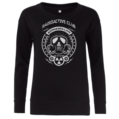 Motiv: Girlie Crew Sweatshirt - Radioactive Club - bestimme auf Wunsch Details wie Produkt, Grösse, Farbe und Position selbst ! Motiv: Girlie Crew Sweatshirt - Radioactive Club
