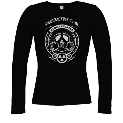 Motiv: Longsleeve Damen Organic - Radioactive Club - bestimme auf Wunsch Details wie Produkt, Grösse, Farbe und Position selbst ! Motiv: Longsleeve Damen Organic - Radioactive Club