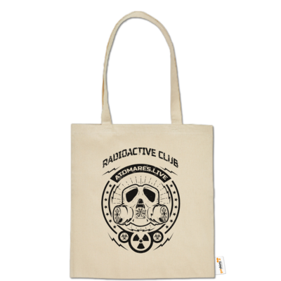 Motiv: Baumwolltasche - Radioactive Club - bestimme auf Wunsch Details wie Produkt, Grösse, Farbe und Position selbst ! Motiv: Baumwolltasche - Radioactive Club