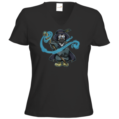 Motiv: T-Shirt Damen V-Neck Classic - The Elder Dodo - bestimme auf Wunsch Details wie Produkt, Grösse, Farbe und Position selbst ! Motiv: T-Shirt Damen V-Neck Classic - The Elder Dodo
