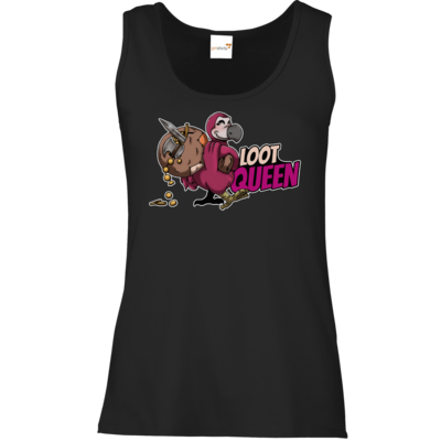 Motiv: Tank Top Damen Classic - Loot-Queen - bestimme auf Wunsch Details wie Produkt, Grösse, Farbe und Position selbst ! Motiv: Tank Top Damen Classic - Loot-Queen