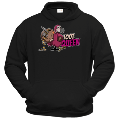 Motiv: Hoodie Classic - Loot-Queen - bestimme auf Wunsch Details wie Produkt, Grösse, Farbe und Position selbst ! Motiv: Hoodie Classic - Loot-Queen
