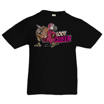 Motiv: Kids T-Shirt Premium FAIR WEAR - Loot-Queen - bestimme auf Wunsch Details wie Produkt, Grösse, Farbe und Position selbst ! Motiv: Kids T-Shirt Premium FAIR WEAR - Loot-Queen