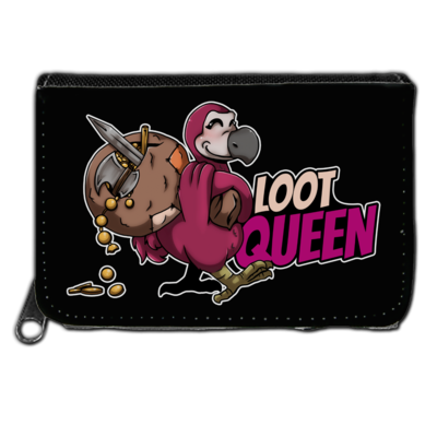 Motiv: Geldboerse - Loot-Queen - bestimme auf Wunsch Details wie Produkt, Grösse, Farbe und Position selbst ! Motiv: Geldboerse - Loot-Queen