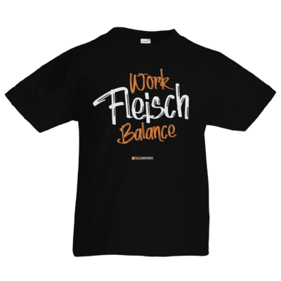 Motiv: Kids T-Shirt Premium FAIR WEAR - Fleisch Balance - bestimme auf Wunsch Details wie Produkt, Grösse, Farbe und Position selbst ! Motiv: Kids T-Shirt Premium FAIR WEAR - Fleisch Balance