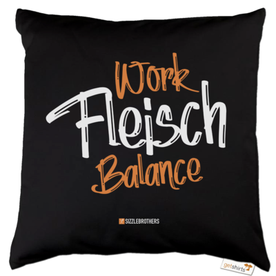 Motiv: Kissen Baumwolle - Fleisch Balance - bestimme auf Wunsch Details wie Produkt, Grösse, Farbe und Position selbst ! Motiv: Kissen Baumwolle - Fleisch Balance