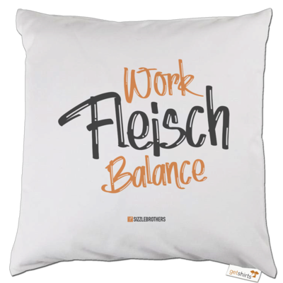 Motiv: Kissen - Fleisch Balance - bestimme auf Wunsch Details wie Produkt, Grösse, Farbe und Position selbst ! Motiv: Kissen - Fleisch Balance
