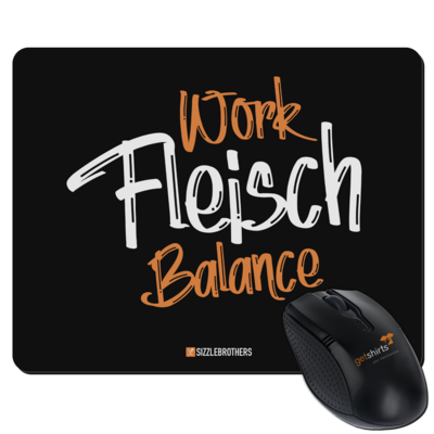 Motiv: Mousepad Textil - Fleisch Balance - bestimme auf Wunsch Details wie Produkt, Grösse, Farbe und Position selbst ! Motiv: Mousepad Textil - Fleisch Balance