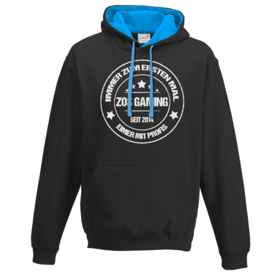 Motiv: Two-Tone Hoodie - ZOS Vintage - Eimer mit Profis - bestimme auf Wunsch Details wie Produkt, Grösse, Farbe und Position selbst ! Motiv: Two-Tone Hoodie - ZOS Vintage - Eimer mit Profis
