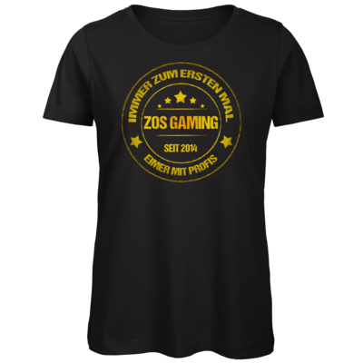 Motiv: Organic Lady T-Shirt - ZOS Vintage GOLD - Eimer mit Profis - bestimme auf Wunsch Details wie Produkt, Grösse, Farbe und Position selbst ! Motiv: Organic Lady T-Shirt - ZOS Vintage GOLD - Eimer mit Profis