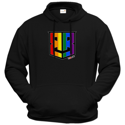 Motiv: Hoodie Premium FAIR WEAR - Logo Pride - bestimme auf Wunsch Details wie Produkt, Grösse, Farbe und Position selbst ! Motiv: Hoodie Premium FAIR WEAR - Logo Pride