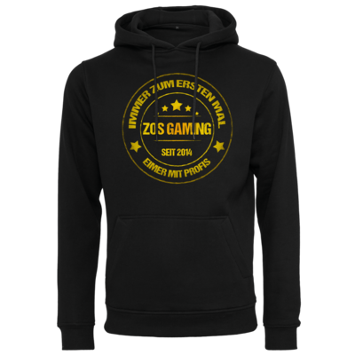 Motiv: Heavy Hoodie - ZOS Vintage GOLD - Eimer mit Profis - bestimme auf Wunsch Details wie Produkt, Grösse, Farbe und Position selbst ! Motiv: Heavy Hoodie - ZOS Vintage GOLD - Eimer mit Profis