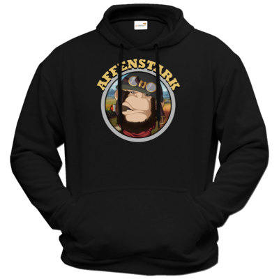Motiv: Hoodie Premium FAIR WEAR - Affenstark - bestimme auf Wunsch Details wie Produkt, Grösse, Farbe und Position selbst ! Motiv: Hoodie Premium FAIR WEAR - Affenstark