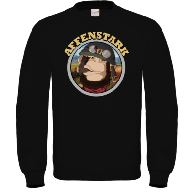 Motiv: Sweatshirt FAIR WEAR - Affenstark - bestimme auf Wunsch Details wie Produkt, Grösse, Farbe und Position selbst ! Motiv: Sweatshirt FAIR WEAR - Affenstark