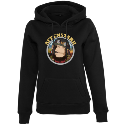 Motiv: Womens Heavy Hoody - Affenstark - bestimme auf Wunsch Details wie Produkt, Grösse, Farbe und Position selbst ! Motiv: Womens Heavy Hoody - Affenstark