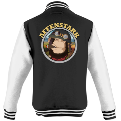 Motiv: College Jacke - Affenstark - bestimme auf Wunsch Details wie Produkt, Grösse, Farbe und Position selbst ! Motiv: College Jacke - Affenstark