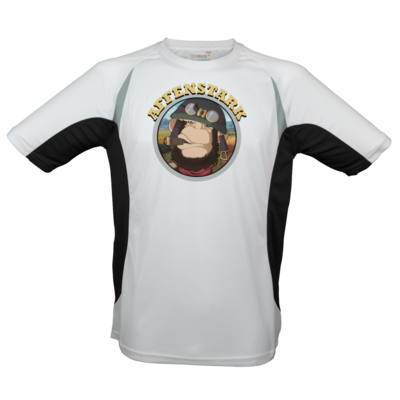 Motiv: Laufshirt Running T - Affenstark - bestimme auf Wunsch Details wie Produkt, Grösse, Farbe und Position selbst ! Motiv: Laufshirt Running T - Affenstark