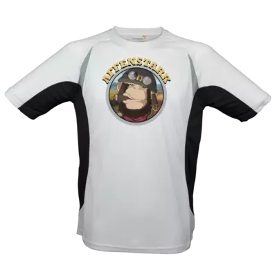 Motiv: Laufshirt Running T - Affenstark - bestimme auf Wunsch Details wie Produkt, Grösse, Farbe und Position selbst ! Motiv: Laufshirt Running T - Affenstark