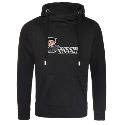 Motiv: Cross Neck Hoodie - bestimme auf Wunsch Details wie Produkt, Grösse, Farbe und Position selbst ! Motiv: Cross Neck Hoodie