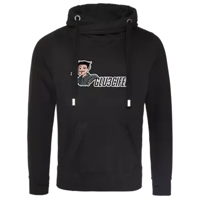 Motiv: Cross Neck Hoodie - bestimme auf Wunsch Details wie Produkt, Grösse, Farbe und Position selbst ! Motiv: Cross Neck Hoodie