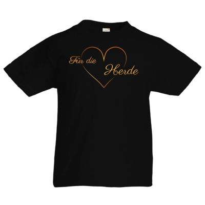 Motiv: Kids T-Shirt Premium FAIR WEAR - Für die Herde - Herz - bestimme auf Wunsch Details wie Produkt, Grösse, Farbe und Position selbst ! Motiv: Kids T-Shirt Premium FAIR WEAR - Für die Herde - Herz