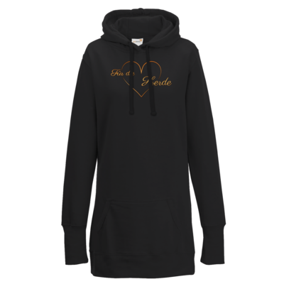 Motiv: Lady Longline Hoodie - Für die Herde - Herz - bestimme auf Wunsch Details wie Produkt, Grösse, Farbe und Position selbst ! Motiv: Lady Longline Hoodie - Für die Herde - Herz