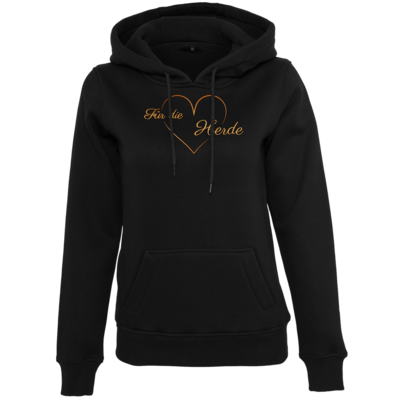 Motiv: Womens Heavy Hoody - Für die Herde - Herz - bestimme auf Wunsch Details wie Produkt, Grösse, Farbe und Position selbst ! Motiv: Womens Heavy Hoody - Für die Herde - Herz